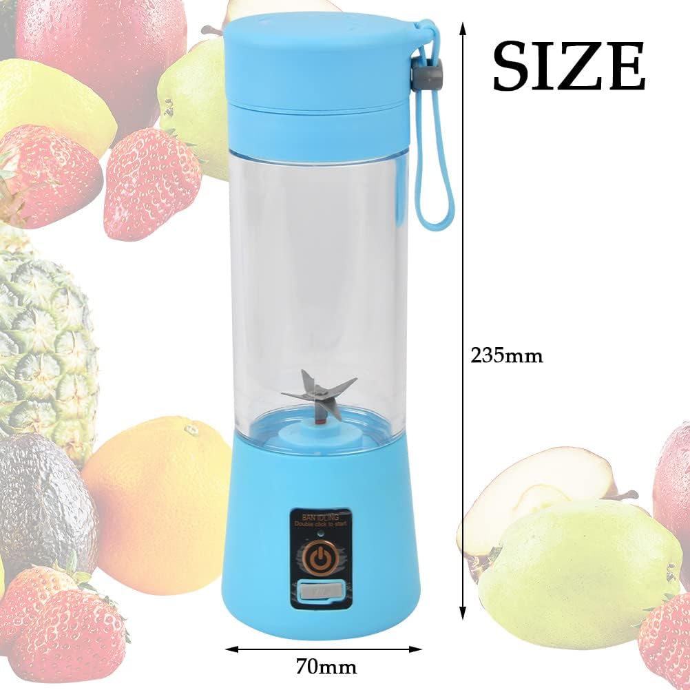 USB Mini Rechargeable Personal Blender | Smoothie & Shake Maker | Portable Fruit Juicer – UK Stock
