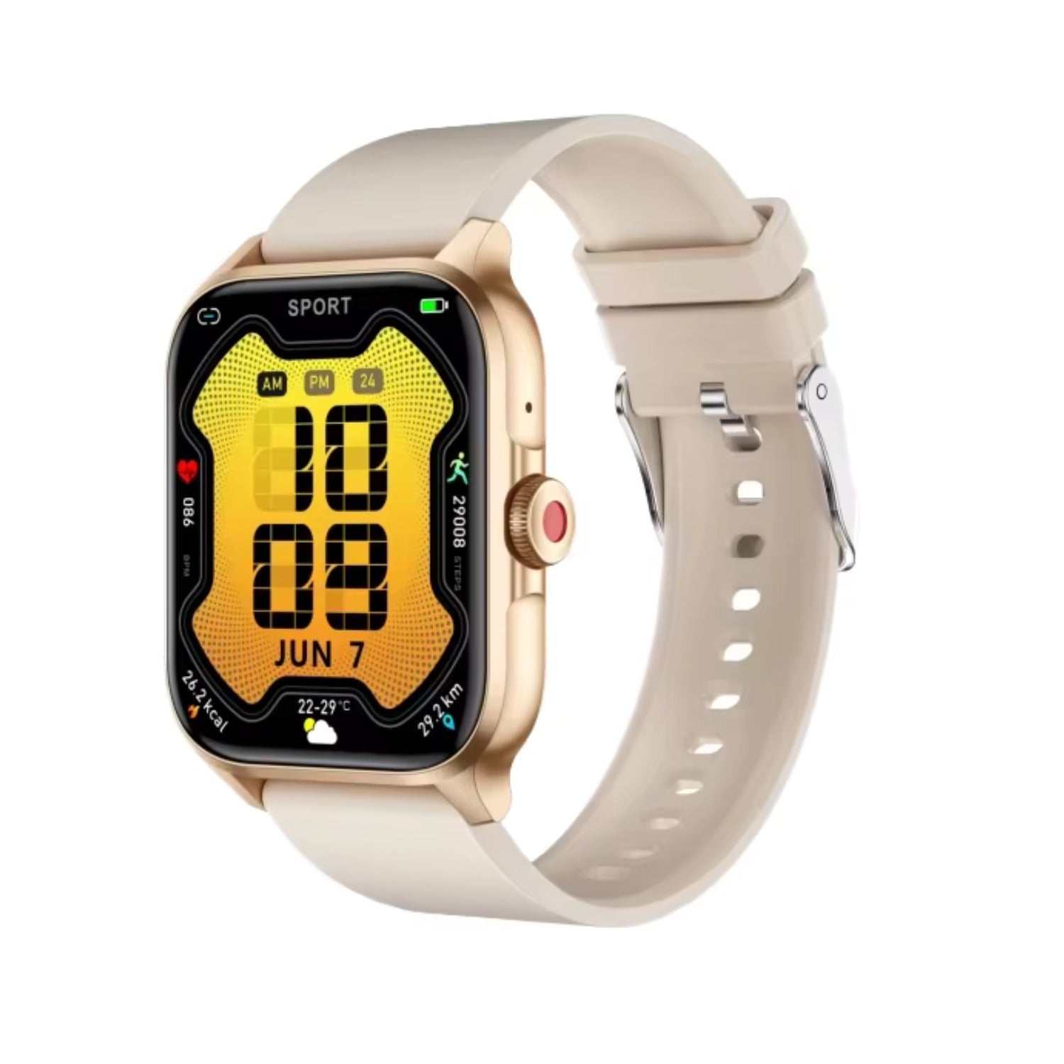 QX15 Smartwatch Bluetooth Fitness Tracker Heart Rate Monitor Sports Watch Android iOS Uk_Supplier