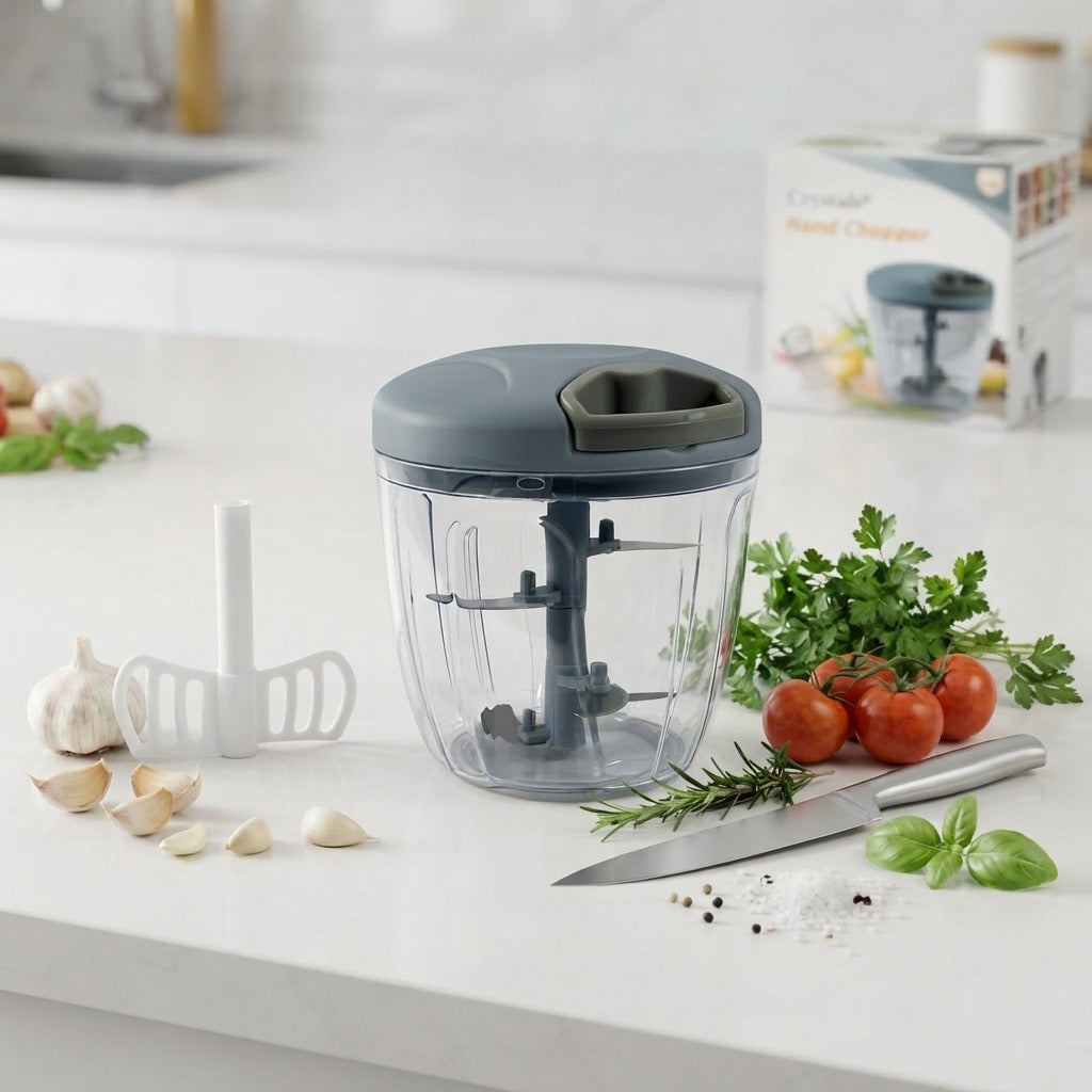 Manual Food Chopper with Pull String