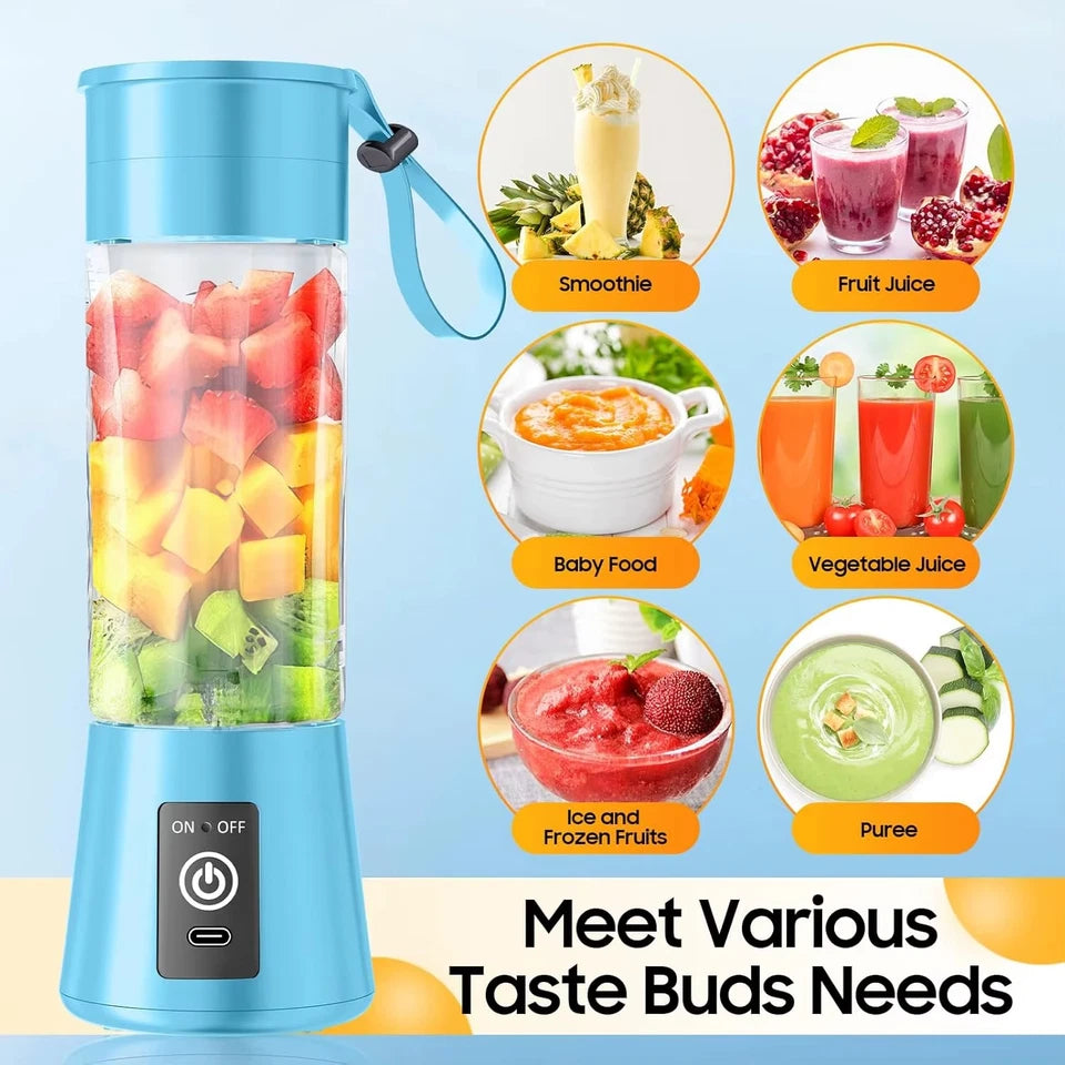 USB Mini Rechargeable Personal Blender | Smoothie & Shake Maker | Portable Fruit Juicer – UK Stock Uk_Supplier