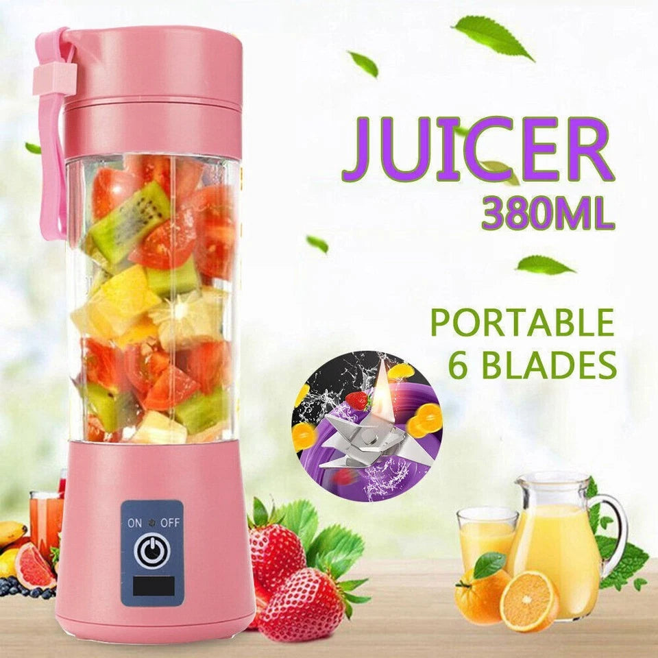 USB Mini Rechargeable Personal Blender | Smoothie & Shake Maker | Portable Fruit Juicer – UK Stock Uk_Supplier