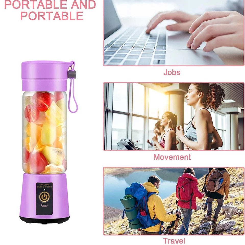USB Mini Rechargeable Personal Blender | Smoothie & Shake Maker | Portable Fruit Juicer – UK Stock Uk_Supplier