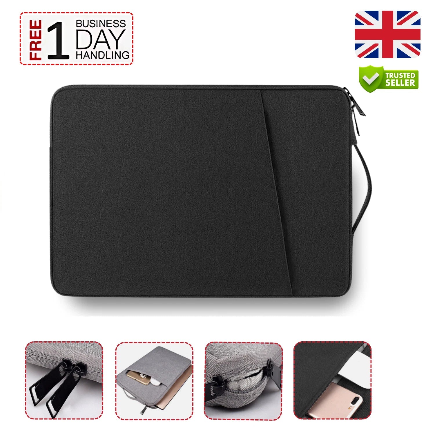 Laptop Bag Sleeve Case Cover for Macbook Lenovo Microsoft HP Dell Tablet Cover Uk_Supplier