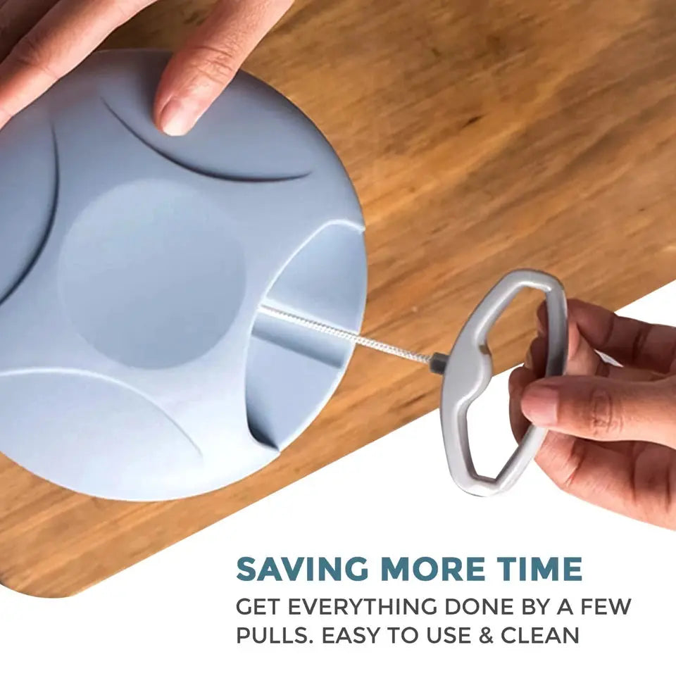 Pull Cord Pulling Food Chopper Manual Vegetable Slicer Hand Blender UK China